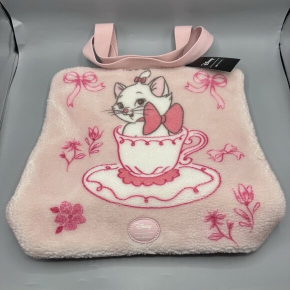 Her Universe Disney The Aristocats Marie Sherpa Tote Bag NEW - Picture 2 of 8